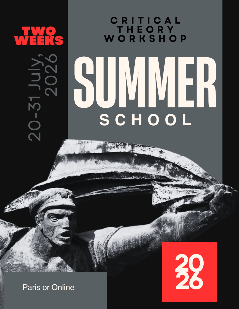 SUMMER SCHOOL INFO & FAQs – Critical Theory Workshop